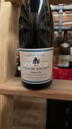 Burgundi Clos-de-vougeot Grand Cru Henri Clerc 2011