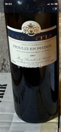 Bordoja Moulis-en-Médoc Essentia 2011