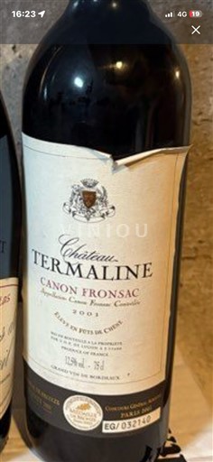 Bordoja Canon-Fronsac Château Termaline 2003