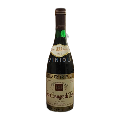 Katalonja Bodegas Torres Gran Sangre de Toro 1986