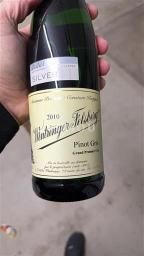 Luxembourgsk Mosel Mosel Luxembourg Wintringer Felsberg Pinot gris 2010