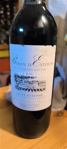 Bordeaux Saint-Estèphe Château Tour Saint Fort Baron d'Estours 2008