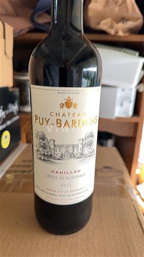 Bordoja Cadillac-kodra-të-Bordeaux-së Château Puy-Bardens 2018