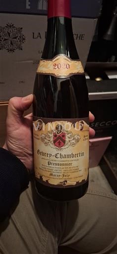 Burgund Gevrey-chambertin Maray Joly Pressonnier 2020