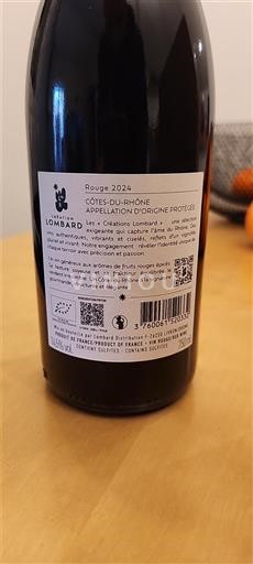 Рона долина Кот дю Рон Lombard Création Lombard 2024