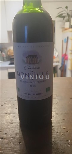 Bordeaux Bordeaux supérieur Château Monségur 2018