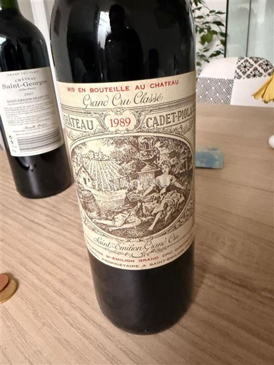 Bordo Сент-Емилион Гранд Кру Grand Cru Château Cadet-Piola 1989