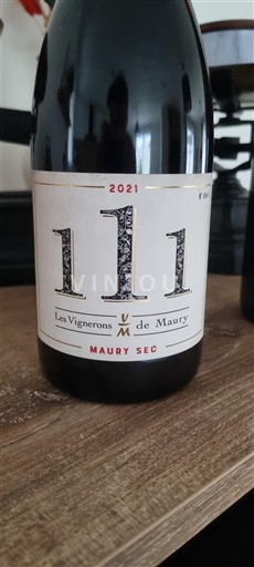 Rusijon Маурy сек Les Vignerons de Maury 111 2021