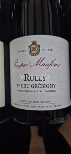 Burgund Ikke spesifisert Premier Cru Prosper Maufoux 1er Cru Grésigny 2022