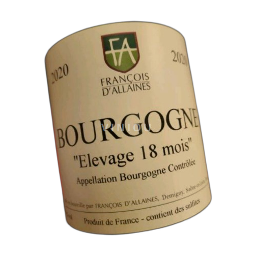 Bourgogne Bourgogne Chardonnay François d'Allaines Tête de - Elevage 18 mois 2023