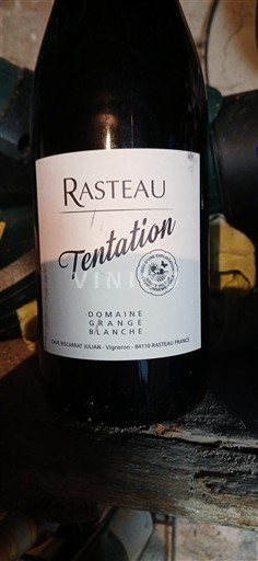 Vallée du Rhône Rasteau Domaine Grange Blanche Tentation 2021