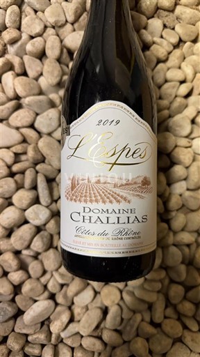Vale do Ródano Côtes-do-Ródano Domaine Challas L'Espes 2019