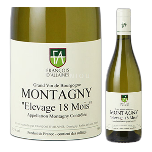 Bourgogne Montagny François d'Allaines Montagny Elevage 18 mois 2022