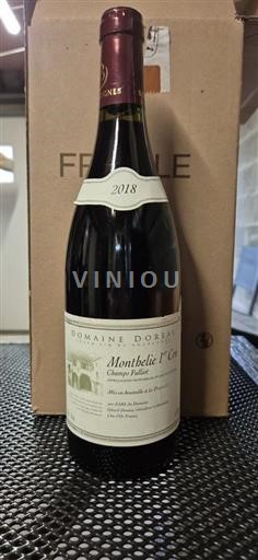 Burgundi Monthélie Premier Cru Domaine Doreau Monbelie 1er Cru Champs Fulliot 2018