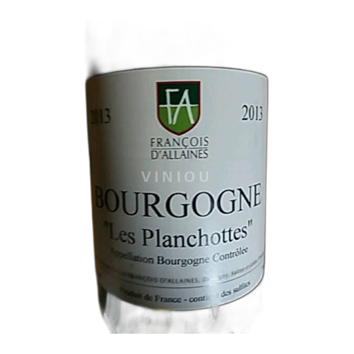 Burgundy François d'Allaines Les Planchottes 2024