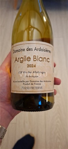 Alpi i Rodoska oblast Алоброшка вина Domaine Ardoisières Argile Blanc 2024