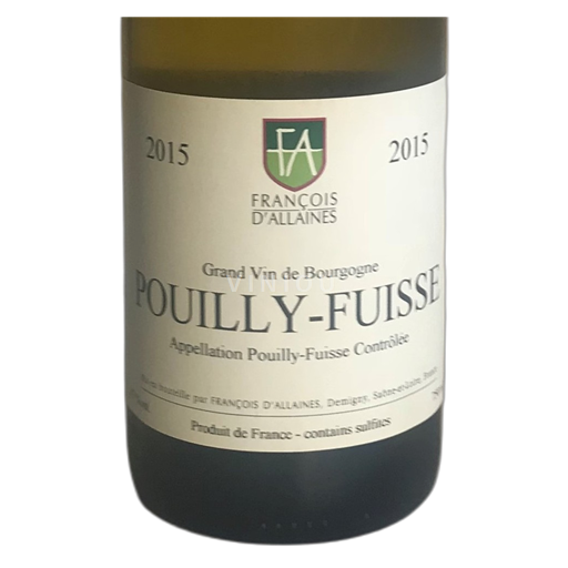 Bourgogne Pouilly-fuissé Premier Cru François d'Allaines Vers Cras 2023