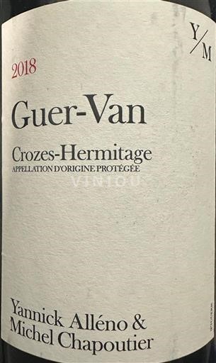 Lugina e Ronës Crozes-hermitage Yannick Alléno & Michel Chapoutier Guer-Van 2018