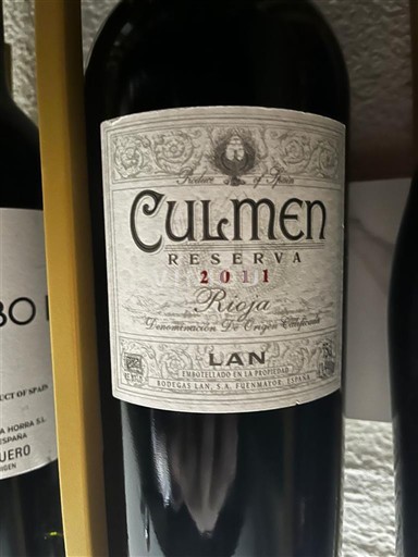 La Rioja Rioja LAN Culmen Reserva 2011
