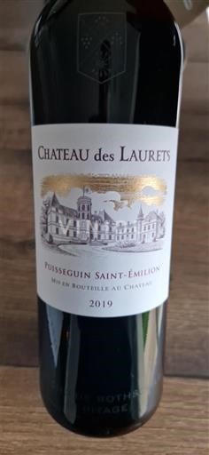 Bordoja Puisseguin-saint-émilion Château Laurets 2019