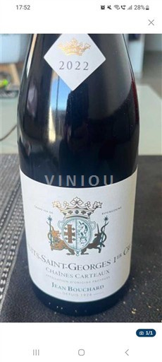 Bourgondië Nuits-saint-georges Premier Cru Jean Bouchard Chaînes Carteaux 2022