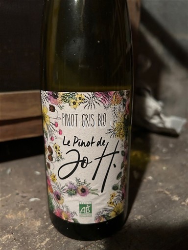 Алзас Nespecificirano Le Pinot de Jo H Pinot Gris Bio 2023