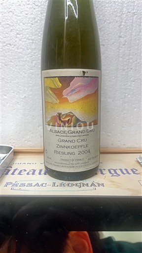 Алзас Алзас Гранд Кру Grand Cru Zinnkoepflé 2004