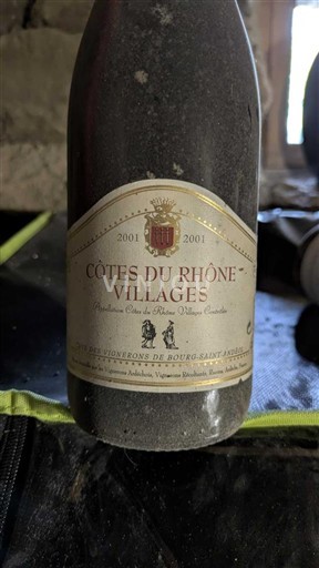 Рона долина Кот дю Рон села Vignerons de Bourg-Saint-Andéol 2001