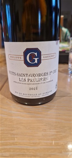 Burgund Ikke spesifisert Premier Cru Philippe Gavignet Les Pruliers 2021