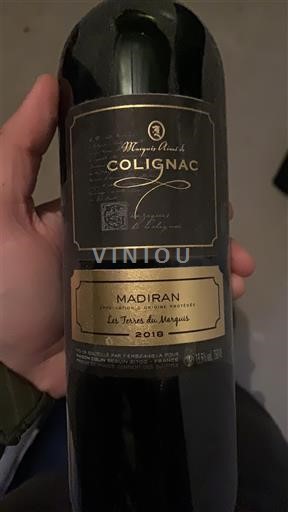 Sørvest Madiran Marquis d'Auréil Colignac Les Terres du Marquis 2018
