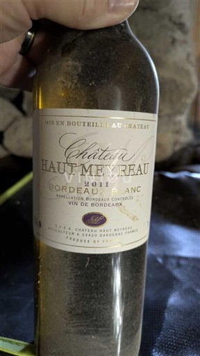 Bordoja Bordeaux e bardhë Château Haut Meyreau 2011