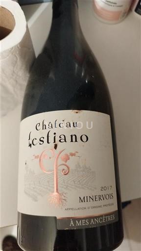Languedok Minervois Château Lestiano À Mes Ancêtres 2017
