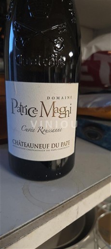 Lugina e Ronës Châteauneuf-du-Pape Domaine Patrice Magni Roussanne Jo Viti