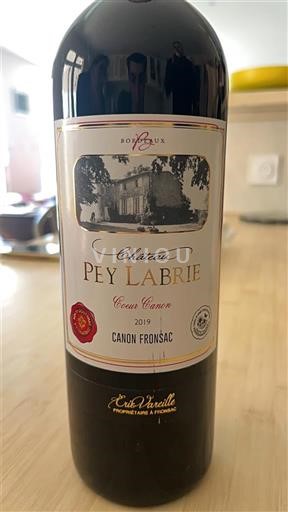 Bordoja Canon-Fronsac Château Pey Labrie Carno 2019