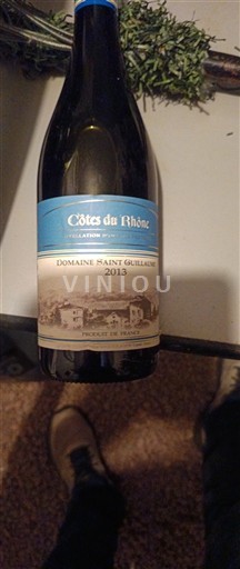 Рона долина Кот дю Рон Domaine Saint Guillaume 2013