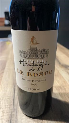 Bordoja Saint-Estèphe Le Bosco Héritage de Le Bosco 2020