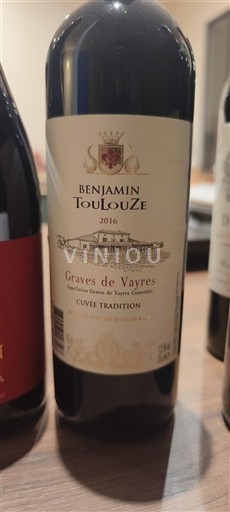 Bordoja Graves-de-vayres Benjamin Toulouze Tradition 2016