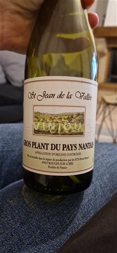 Loiredalen Gros-plant-du-pays-nantais St Jean de la Vallée Ikke-årgang