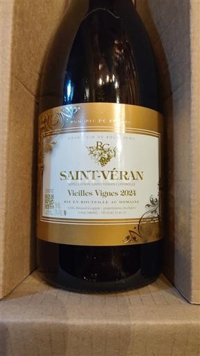 Burgundi Saint-Véran Renaud Grappin Vieilles Vignes 2021