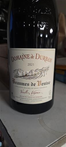 Рона долина Бом де Ваниз Domaine Durban Vieilles Vignes 2021
