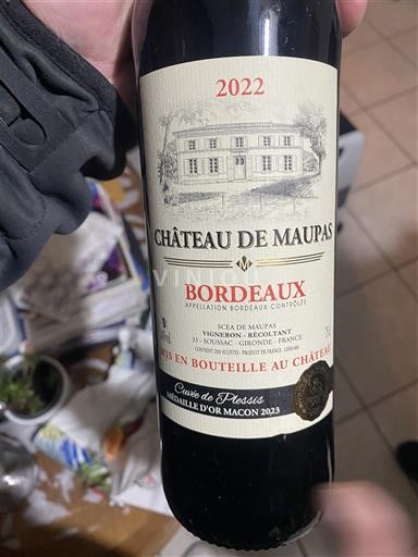 Bordoja Bordo Château Maupas de l'Élodis 2022