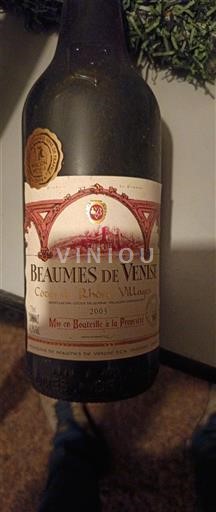 Рона долина Бом де Ваниз Vignerons de Beaumes de Venise Guy 2003
