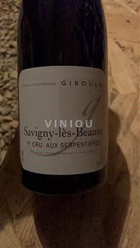 Burgundi Savigny-lès-Beaune Premier Cru Giboulot 1er Cru Aux Serpentières 2022