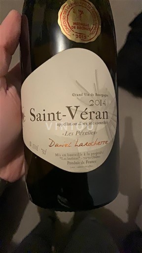 Burgundi Saint-Véran David Larocherre Les Pérelles 2014