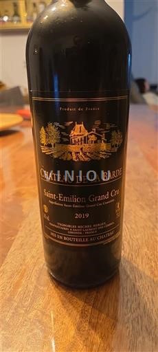 Bordoja Saint-Émilion Grand Cru Grand Cru Château La Barde 2019