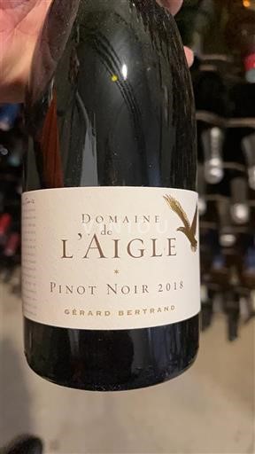Lengdok dhe Rusionjë Lugina e Epërme e Aude. Domaine L'Aigle Pinot Noir 2018
