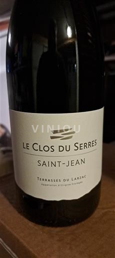 Лангедок Терасе ду Ларзак Le Clos du Serres Saint-Jean 2023
