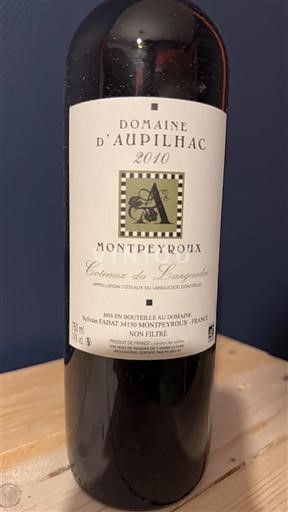 Languedok E paspecifikuar Domaine Aupilhac Montpeyroux 2010