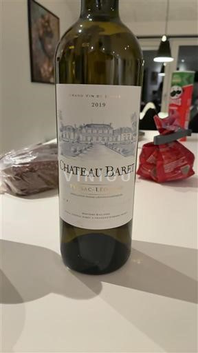 Bordoja Pessac-Léognan Château Baret 2019