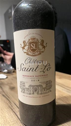Bordoja Bordeaux Supérieur Château Saint-Lo 2019